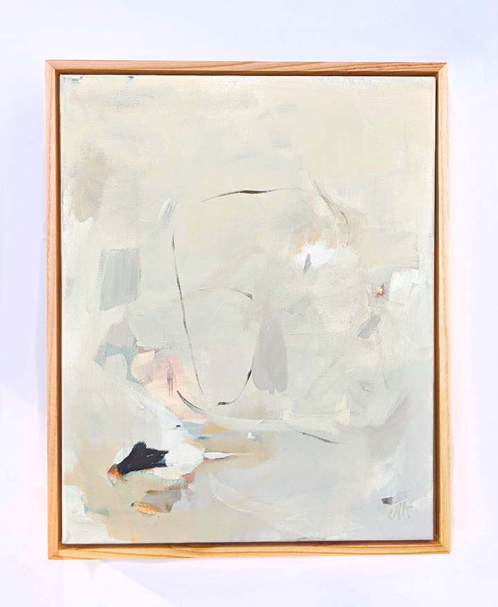 Beige Abstract | 16 x 20 | acrylic on canvas framed