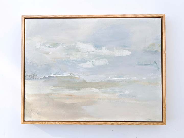 coastal 2  |  18x24  |  acrylic on canvas framed